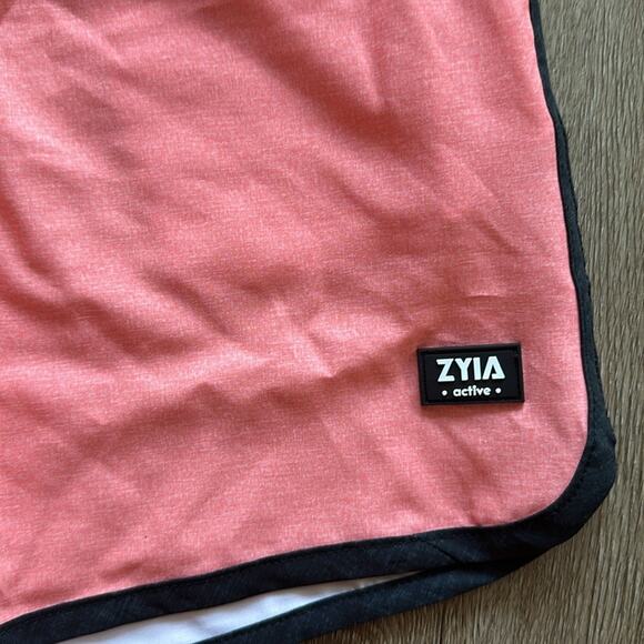 NWT Zyia Active Coral Board Shorts XS 7” Swim Surf Beachwear Pockets - Picture 3 of 7